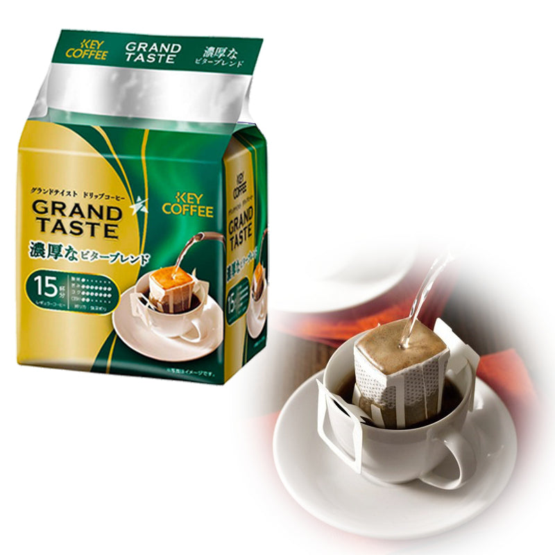Key Coffee Grand Taste Series Instant Japanese Drip Coffee 15 Bags
