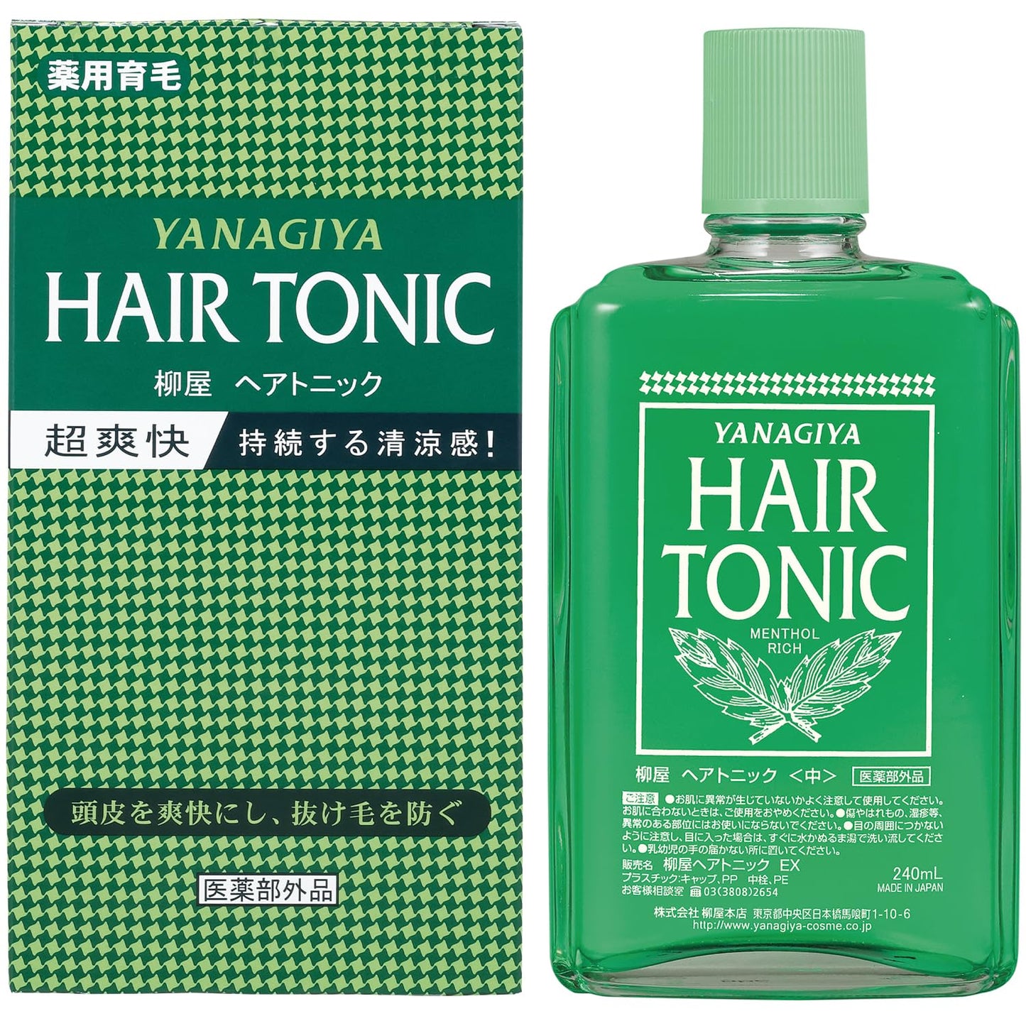 Yanagiya Hair Growth Tonic Made in Japan