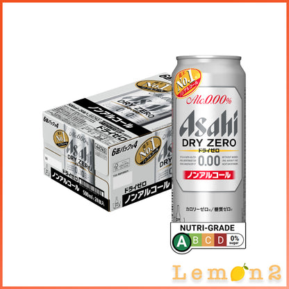 Asahi Dry Zero Beer Alcohol Free 500ml x 6 Bottles アサヒドライゼロ