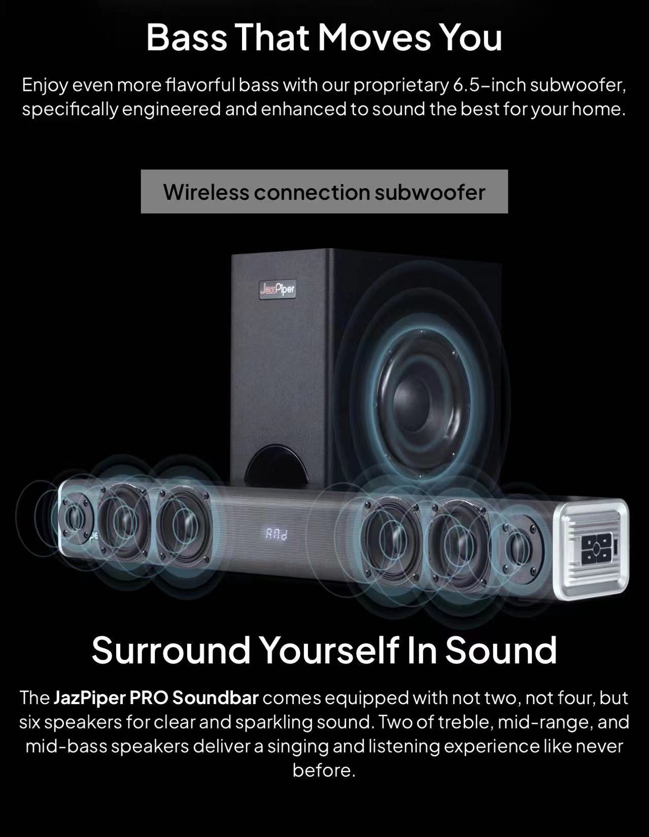 [🔥JAZPIPER.SG🔥] 2024 New Version Jazpiper Pro High Performance Karaoke Soundbar Family Karaoke Set