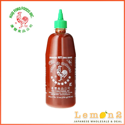 Huy Fong Sriracha Hot Chili Sauce Aka Rooster Sauce 793g No Fat No Calorie Made In USA