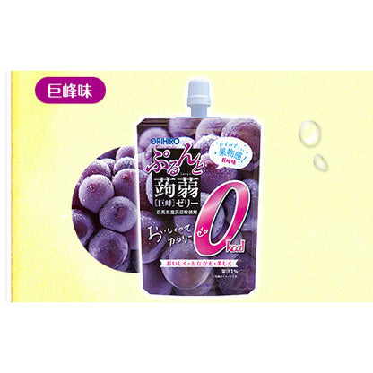 Orihiro Zero Kcal Konjac Jelly Assorted Flavors Bundle of 8