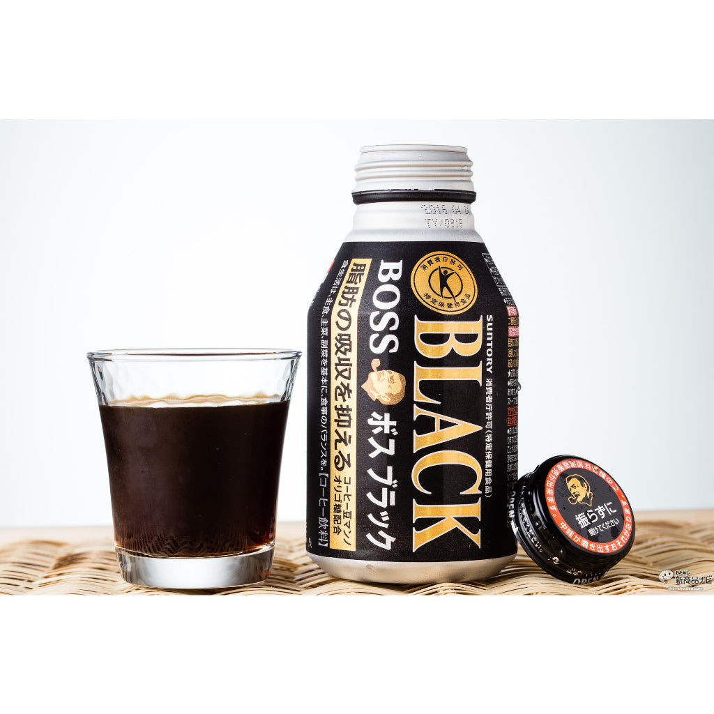 Suntory Boss Black Coffee 280ml x 24 Carton Sale ボス ブラック（特定保健用食品）280mlボトル缶