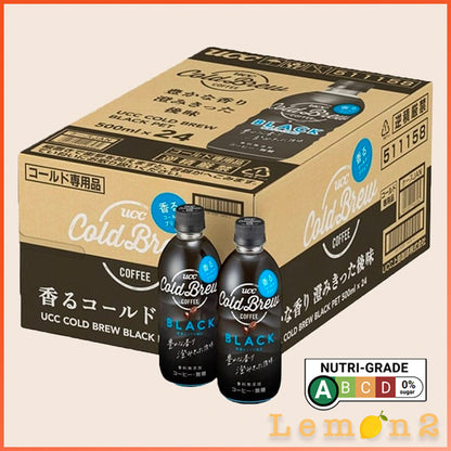 UCC Black Cold Brew Coffee 500ml x 24 (Carton Deal)